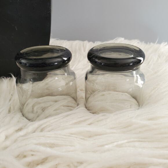 Smokey Gray Glass Whiskey Set of 2 - Picture 3 of 7